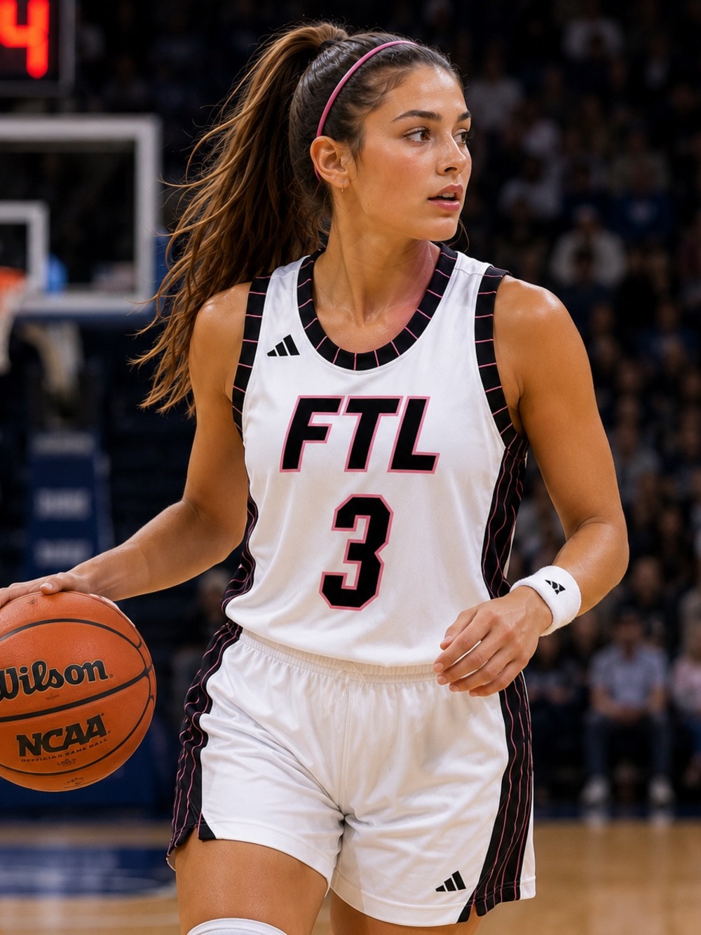 Adidas FTL Women's White Basketball Jersey - Performance Tank Top